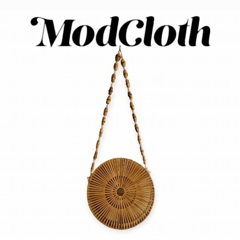 Handcrafted Bamboo Bag Boho Summer Tote Beach Artisan Chic Mediterranean Vibes